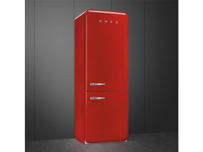 28" SMEG 50s Style 18 Cu. Ft. Freestanding Bottom Mount Refrigerator - FAB38URRD