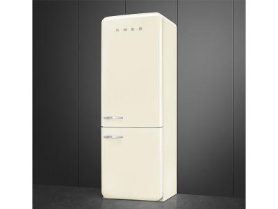 28" SMEG 50s Style 18 Cu. Ft. Freestanding Bottom Mount Refrigerator - FAB38URCR
