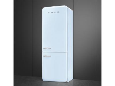 28" SMEG 50s Style 18 Cu. Ft. Freestanding Bottom Mount Refrigerator - FAB38URPB