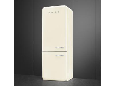 28" SMEG 50s Style 18 Cu. Ft. Freestanding Bottom Mount Refrigerator - FAB38ULCR