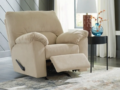 SimpleJoy Rocker Recliner in Sand - 2420325C