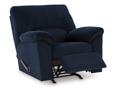 SimpleJoy Rocker Recliner in Navy - 2420525C