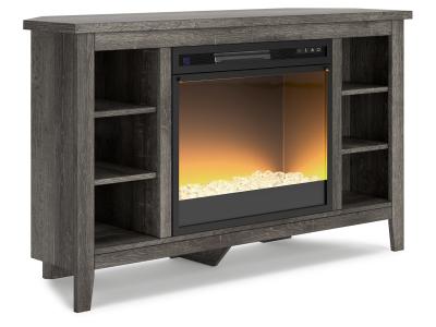 Arlenbry Corner TV Stand with Electric Fireplace - W275-FIRE-K