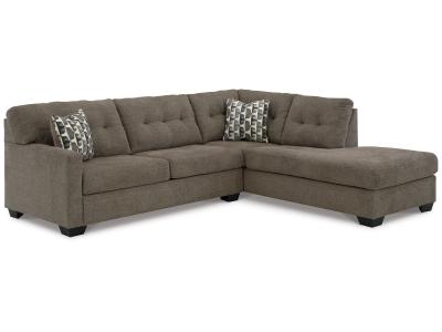 Mahoney 2-Piece Sectional with Chaise in Chocolate - 31005-K