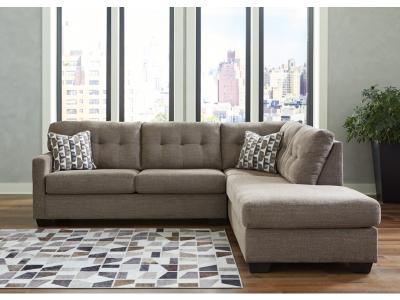 Mahoney 2-Piece Sectional with Chaise in Chocolate - 31005-K