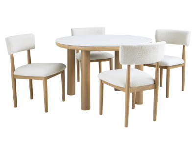 Sawdyn 5 Piece Dining Set in Light Brown - D427-15/5PC-K