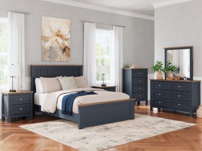 Landocken Queen Panel Bed - B414-QBED-K