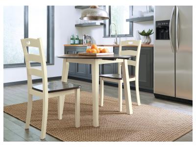 Signature Design by Ashley® Woodanville Dining Table with 2 Chairs - D335D4