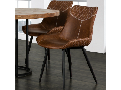 Primo International Dining Chair in Cognac - 7303-C
