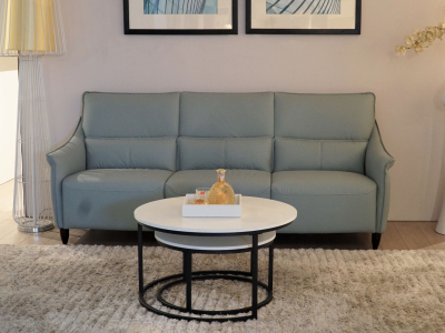 Bayside White Round Nesting Coffee Table  - BAYSIDE-NESTING-K