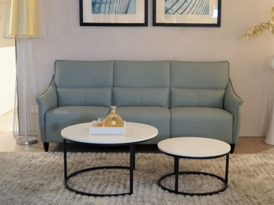 Bayside White Round Nesting Coffee Table  - BAYSIDE-NESTING-K
