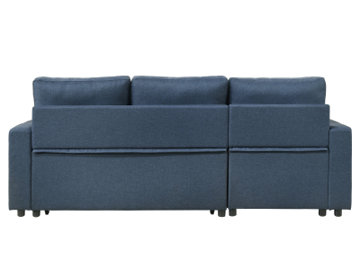 Faber Collection Reversible Media Sleeper with Reversible Storage Chaise - 99996BLUSS-K