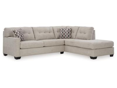 Mahoney 2-Piece Sectional with Chaise in Pebble - 31004S2