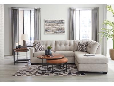 Mahoney 2-Piece Sectional with Chaise in Pebble - 31004S2