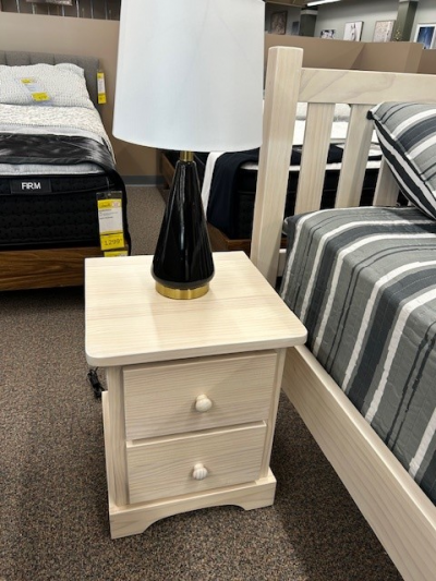 Mako Wood Furniture Youth Collection 2 Drawers Mini Nightstand - 1300-60-MINI