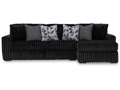 Midnight-Madness 2-Piece Sectional Sofa with Chaise - 98103S2