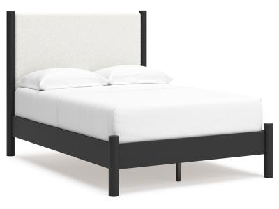 Cadmori Full Upholstered Panel Bed - B2616B3