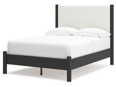 Cadmori Full Upholstered Panel Bed - B2616B3