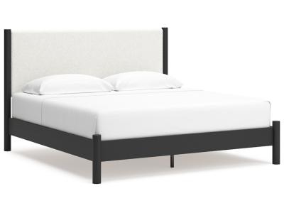 Cadmori King Upholstered Panel Bed - B2616B8