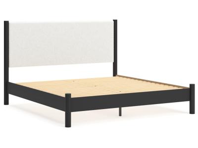 Cadmori King Upholstered Panel Bed - B2616B8