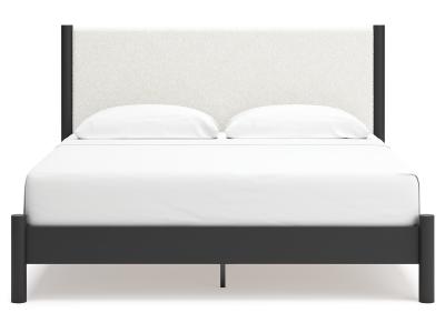 Cadmori King Upholstered Panel Bed - B2616B8