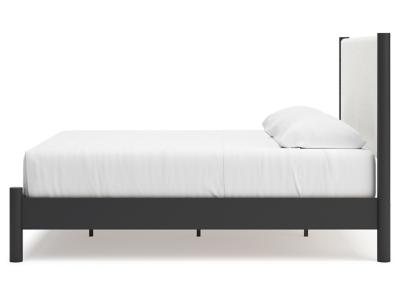 Cadmori King Upholstered Panel Bed - B2616B8