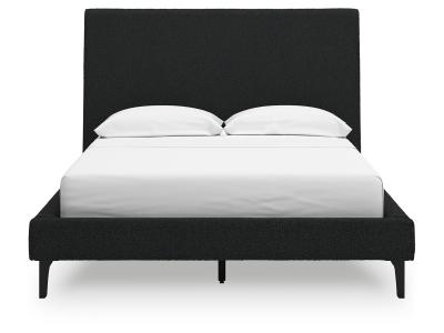 Cadmori Full Upholstered Bed with Roll Slats - B2616-72