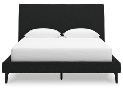Cadmori Queen Upholstered Bed with Roll Slats - B2616-81