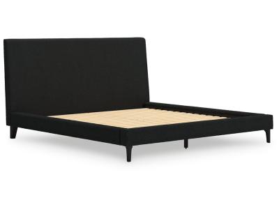 Cadmori King Upholstered Bed with Roll Slats - B2616-82
