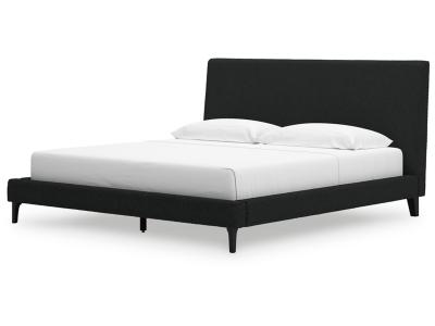 Cadmori King Upholstered Bed with Roll Slats - B2616-82