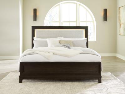 Neymorton Queen Upholstered Panel Bed - B618B2