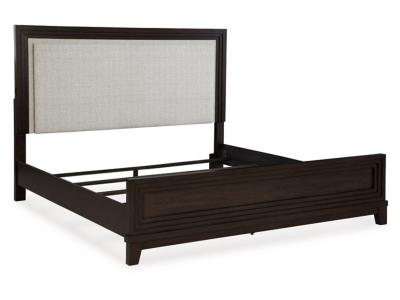 Neymorton California King Upholstered Panel Bed - B618B5