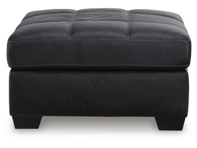 Barlin Mills Oversized Accent Ottoman in Carbon - 1700408