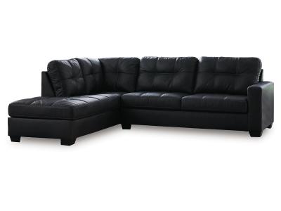 Barlin Mills 2-Piece Sectional with Chaise in Carbon - 17004S1