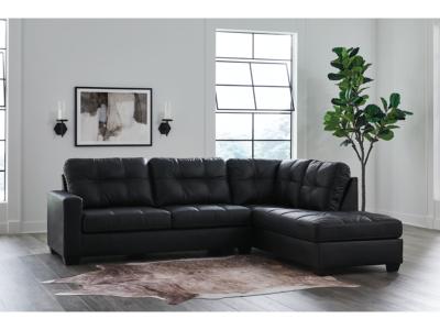 Barlin Mills 2-Piece Sectional with Chaise in Carbon - 17004S2
