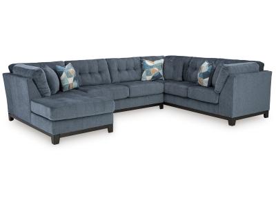 Maxon Place 3-Piece Sectional with Chaise in Navy - 33003S1