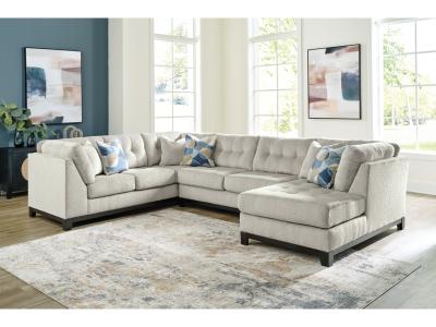 Maxon Place 3-Piece Sectional with Chaise in Stone - 33004S2
