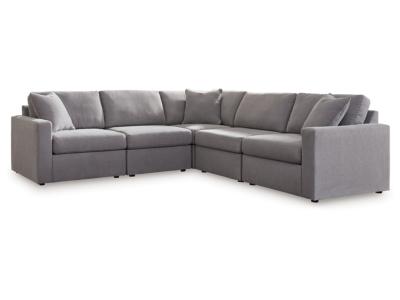  Modmax 5-Piece Sectional in Granite - 92104S6
