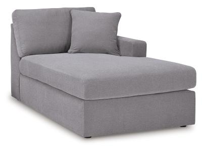 Modmax 4-Piece Audio Console Sectional with Chaise in Granite - 92104S37