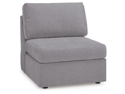 Modmax 4-Piece Audio Console Sectional with Chaise in Granite - 92104S37