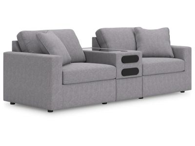Modmax 3-Piece Audio Console Sectional in Granite- 92104S13
