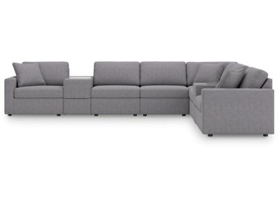Modmax 8-Piece Storage Sectional in Granite - 92104S11