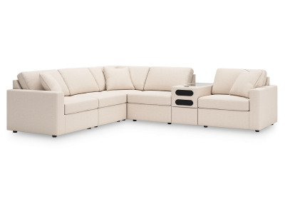 Modmax 6-Piece Audio Console Sectional in Oyster - 92103S14
