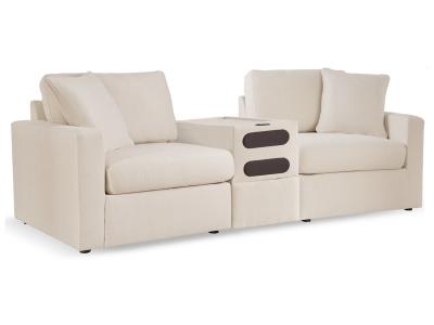 Modmax 3-Piece Audio Console Sectional in Oyster - 92103S13