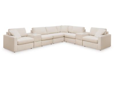 Modmax 8-Piece Storage Sectional in Oyster - 92103S11