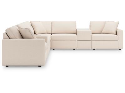 Modmax 8-Piece Storage Sectional in Oyster - 92103S11