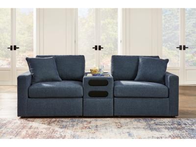 Modmax 3-Piece Audio Console Sectional in Ink - 92121S13
