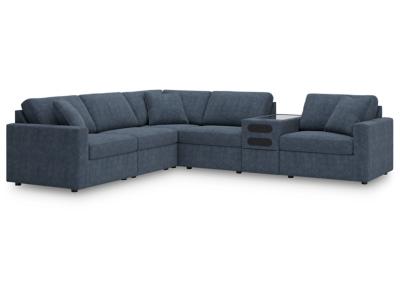 Modmax 6-Piece Audio Console Sectional in Ink - 92121S14