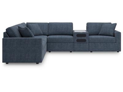 Modmax 6-Piece Audio Console Sectional in Ink - 92121S14
