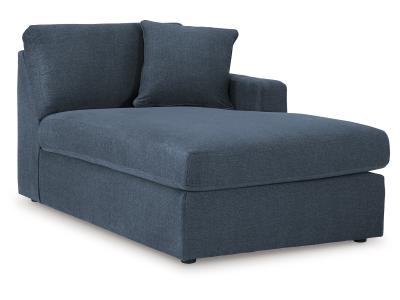 Modmax 4-Piece Audio Console Sectional with Chaise in Ink - 92121S37